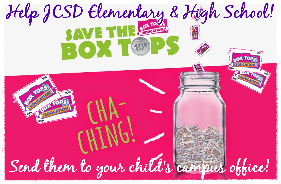 $$$ SAVE YOUR BOX TOPS $$$