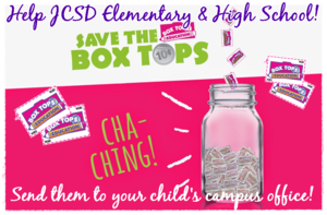 $$$ SAVE YOUR BOX TOPS $$$