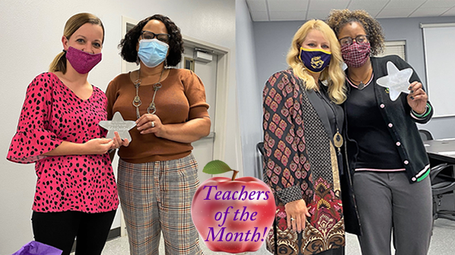 October Teachers of the Month!