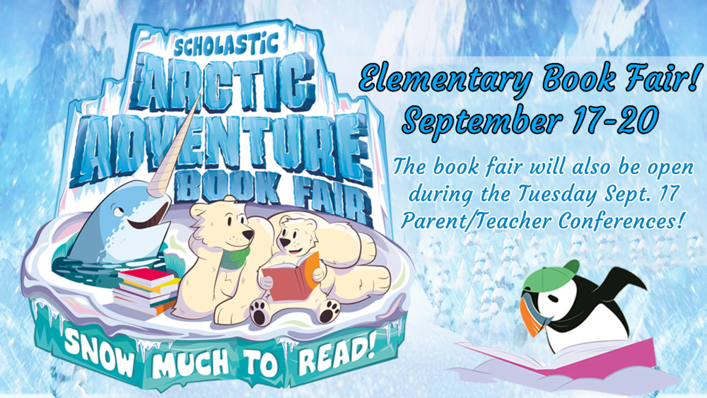 Elementary Book Fair! Sept. 17-20