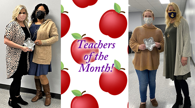 January Teachers of the Month!