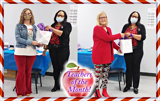 November Teachers of the Month!