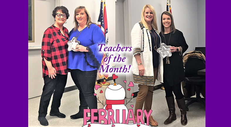 Congratulations to our February Teachers of the Month!
