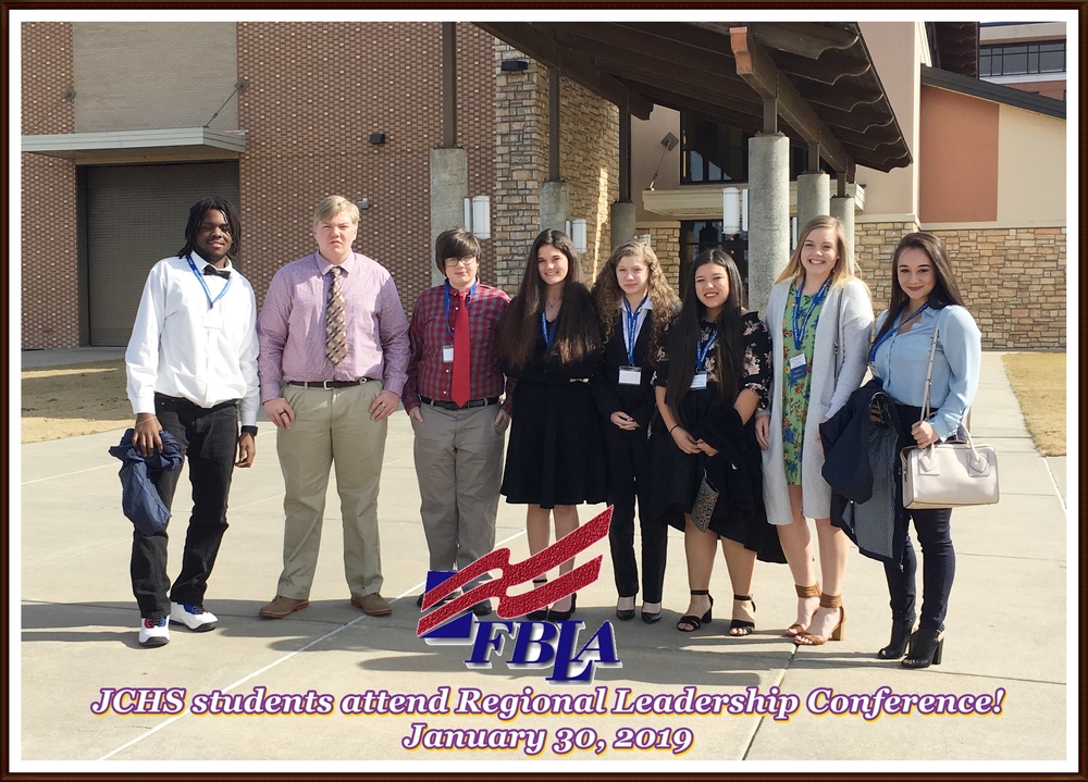 Students represent JCHS at FBLA Regional Leadership Conference!