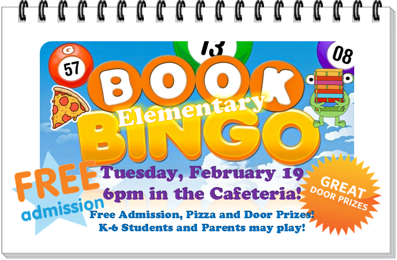 ELEMENTARY BOOK BINGO NIGHT!