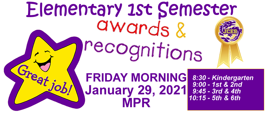 K-6 Semester Awards Day!
