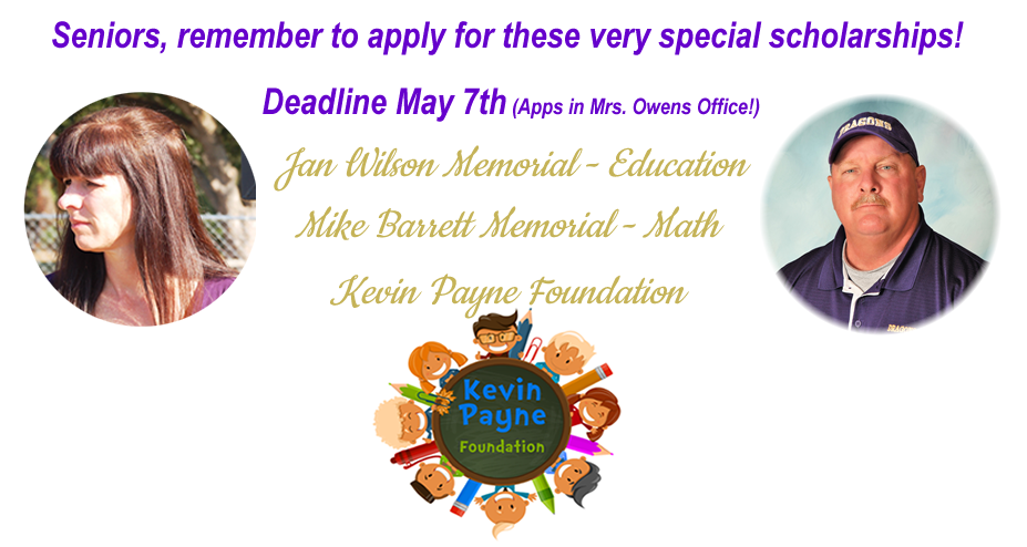 SENIOR SCHOLARSHIP OPPORTUNITIES!