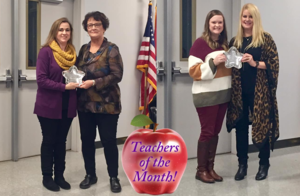 November Teachers of the Month!