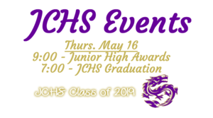 JCHS End of Year Events!